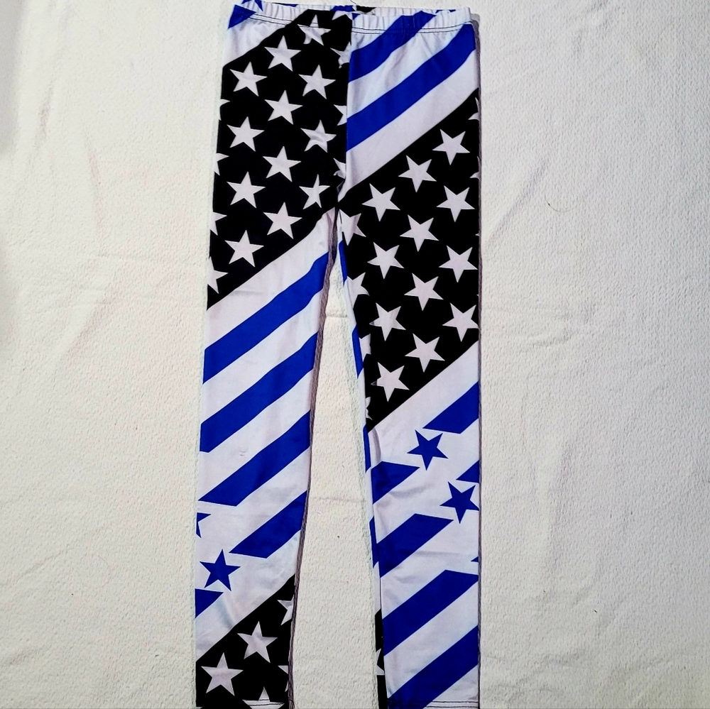 Golden Black Women's Stretch Leggings